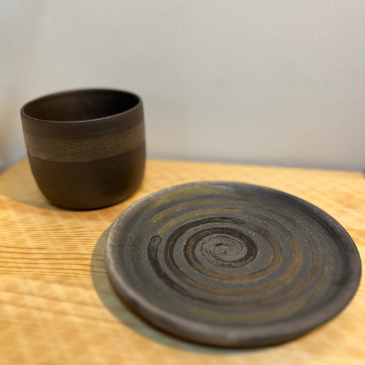 Decorative Cylinder and Plate